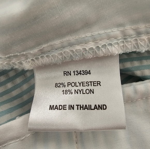 TRUE FLIES Mens Gasparilla Blue & White Seersucker Shorts - Picture 8 of 9